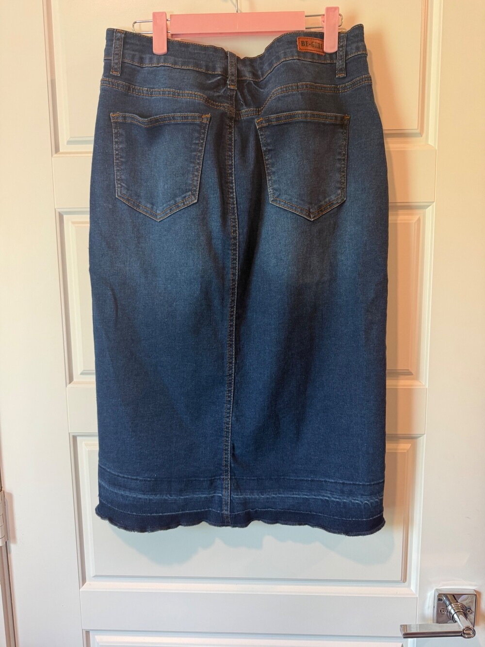 Be-Girl Denim Midi Skirt Size M - Picture 2 of 3